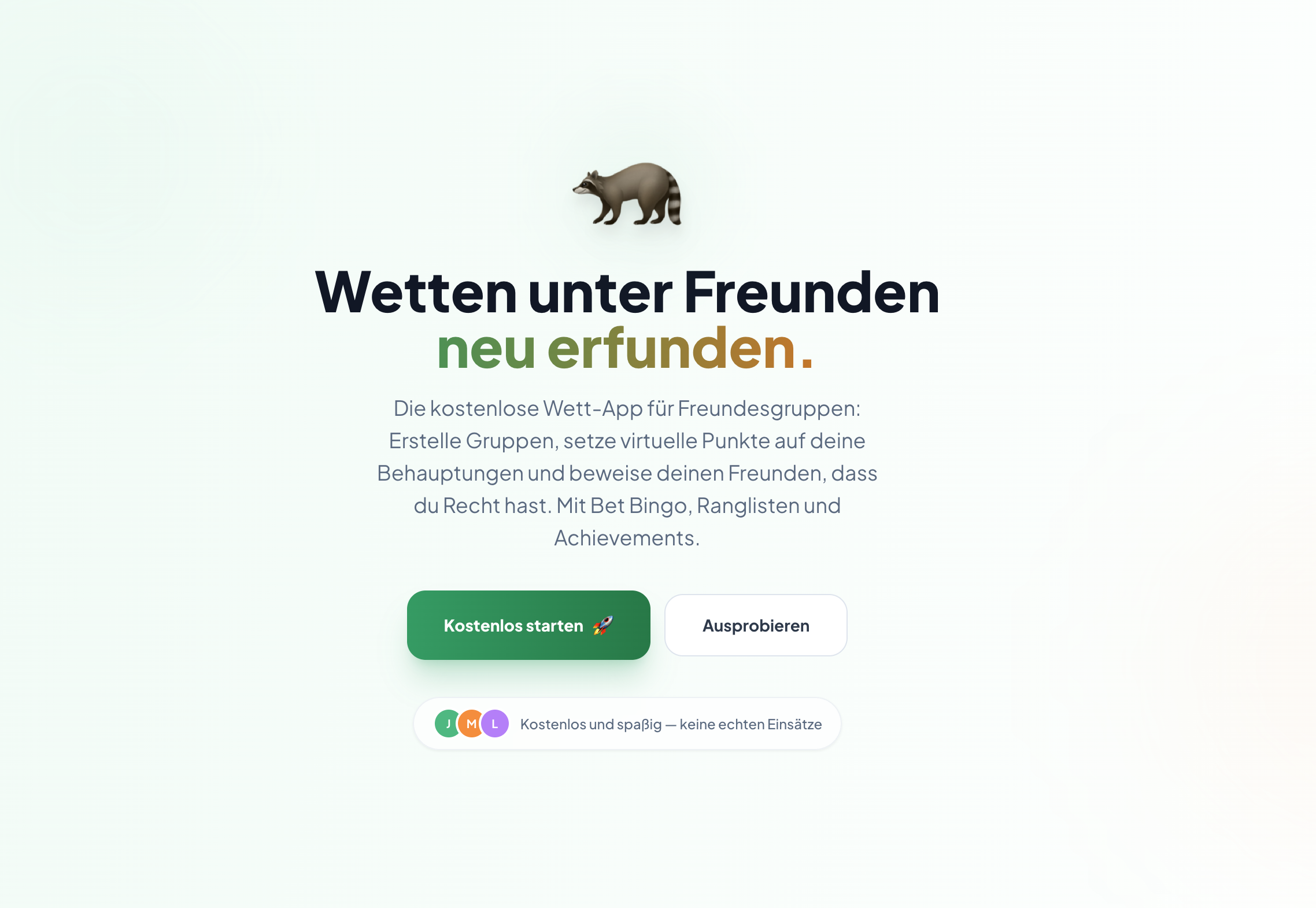 BetBuddy - Wetten unter Freunden – Lernprojekt